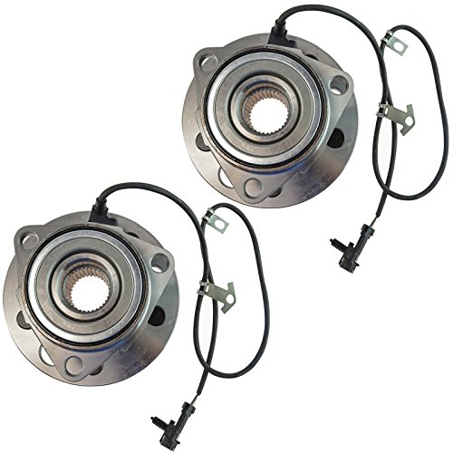 Image of TRQ Front Left and Right Wheel Bearing and Hub Assembly Set 2 Piece