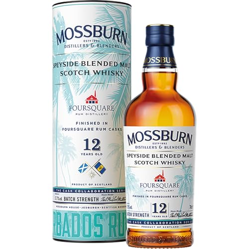 Marussia Beverages UK Mossburn Foursquare Rum Cask 12YO UK Rum Schottland inkl. FeinWert E-Book (1 x...
