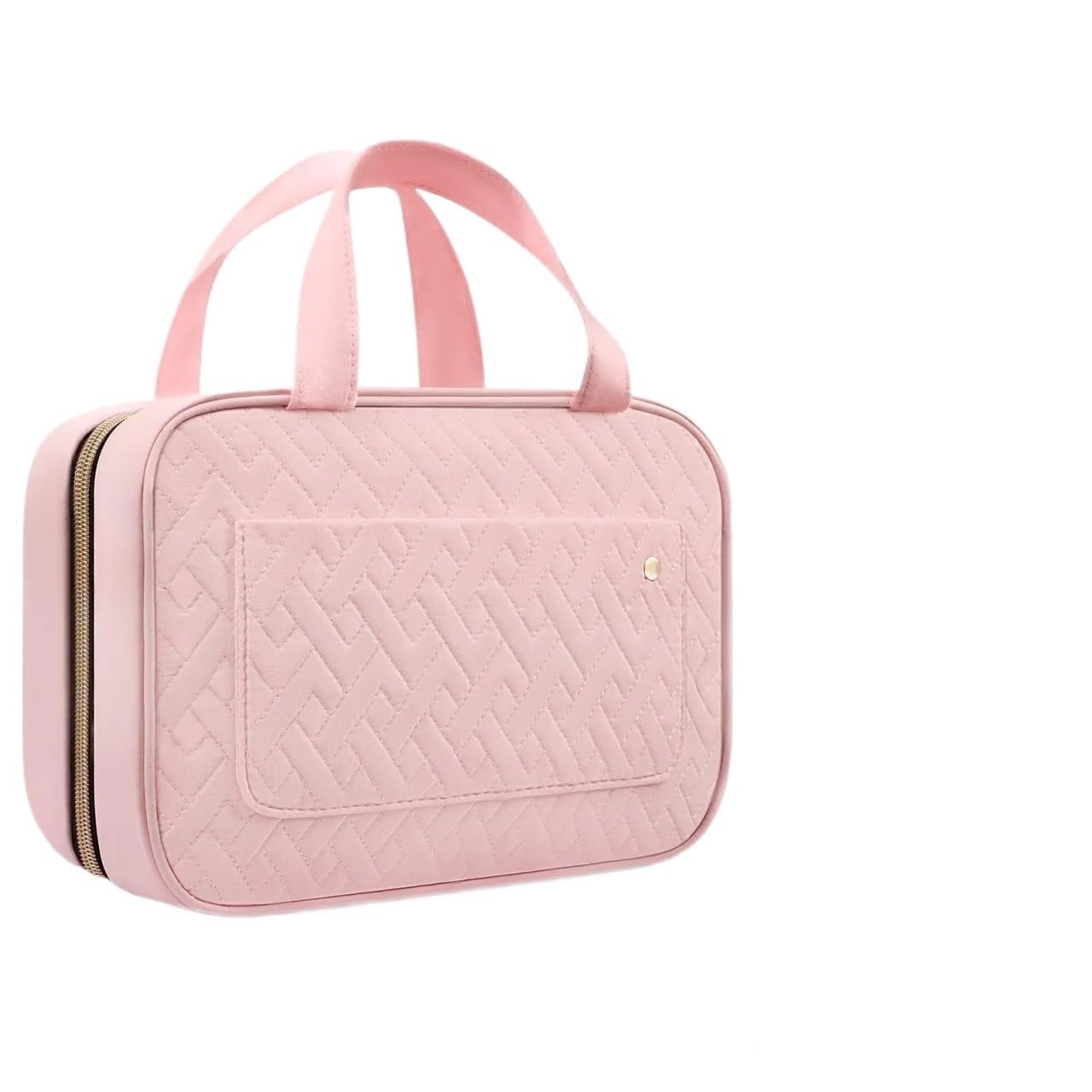 Borsa da Toilette Pieghevole, Borsa per Il Trucco da Donna, Organizer da Viaggio, Borsa da Toilette cosmetica da Appendere, Astuccio per Il Trucco Impermeabile, Pochette di bellezz
