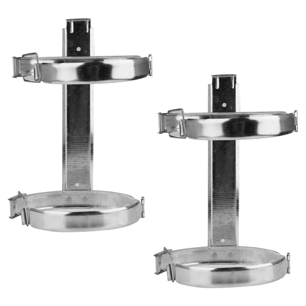 Alipis 2piezas Soporte De Pared para Extintor De Incendios Montaje Y Práctico Rack De Almacenamiento para Extintor Accesorio Esencial para Seguridad Hogares Y Coches