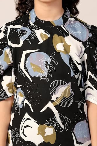 Image of Fashion Dream Girl's Cotton Blend Printed Clothing Set|Casual Wear|Two-Piece Set|Coordinate Outfit for Girl