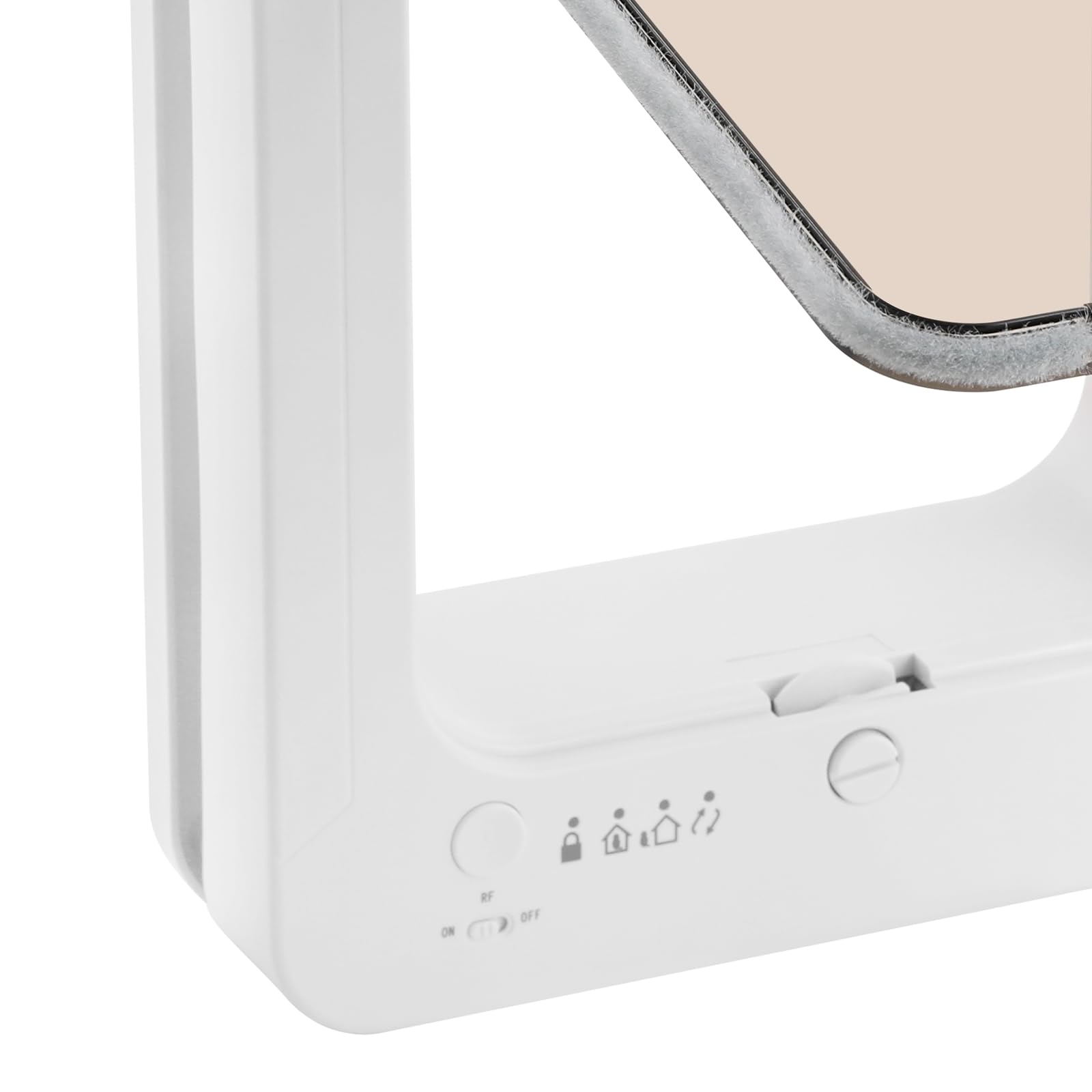 Smart Pet Door mit RFID-Halsbandschlüsseln, 4 Schaltmodi und Fernbedienung – für Katzen und Hunde bis zu 25 Pfund, nstallation in UPVC-Türen, Glas und Holz (Weiß)