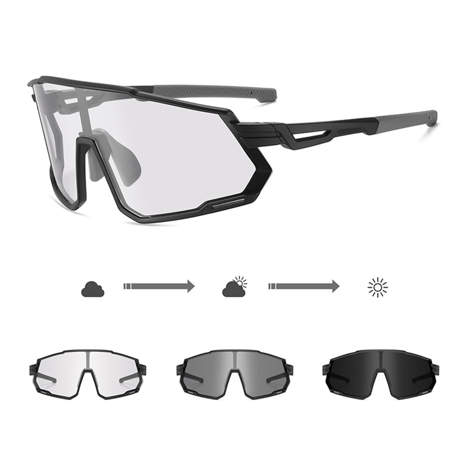 Outdoor oversized cycling sunglasses/sports sunglasses