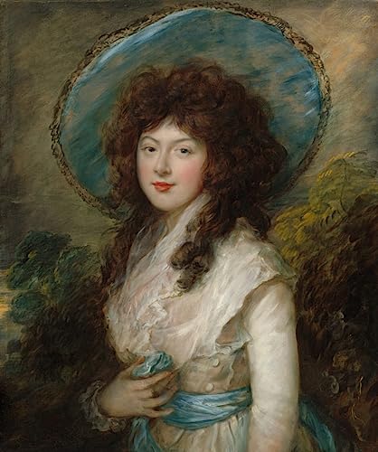 Pintura sobre lienzo Señorita Catherine Tatton réplica clásica de alta fidelidad 60x90cm