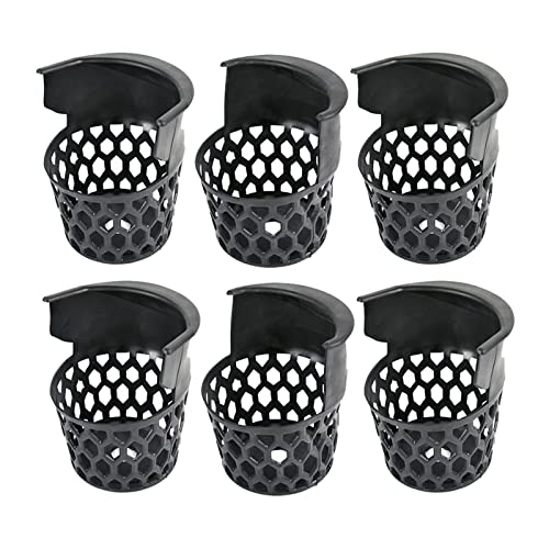 6 Pieces Billiard Pool Table Pockets Set, Replacement Pockets Web Pocket Billiard Ball Baskets