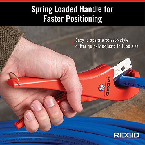 Image of RIDGID 23488 Model PC-1250 Single Stroke Plastic Pipe and Tubing Cutter, 1 /8-inch to 1-5 /8-inch Pipe Cutter (Pack of 6)