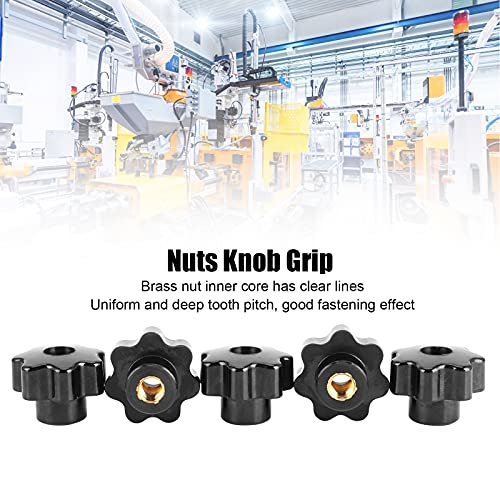 Dadi con pomello a Stella filettati, Impugnatura a...