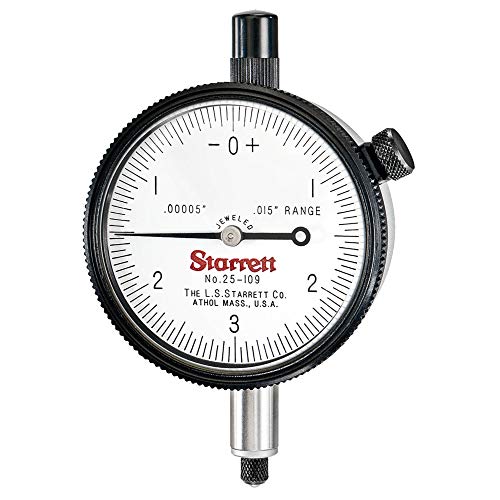 Series 25 AGD Dial Indicator, Group 2, 0.00005" Graudation Interval, 0-3-0 Dial Reading