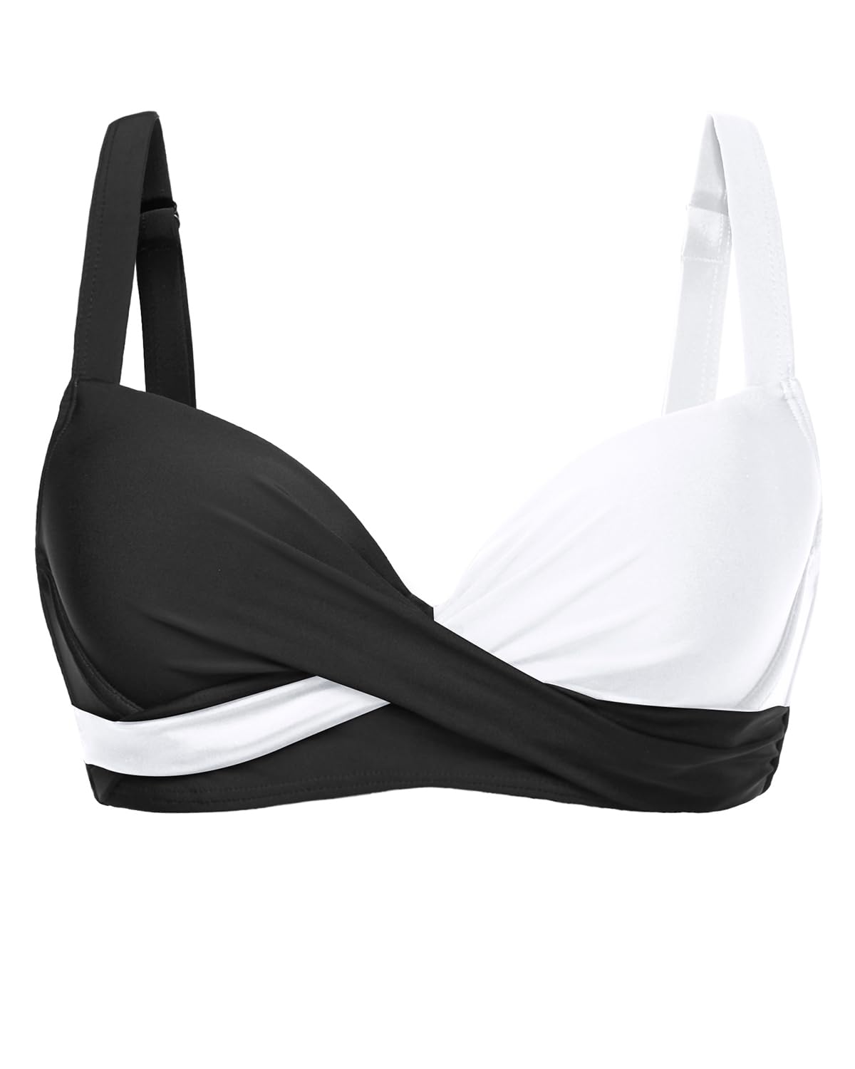 Women Underwire Bikini Top - Bra Padded Push Up Swimsuit Top