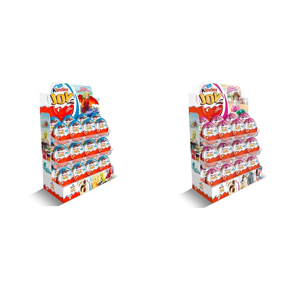 Kinder Joy Milk Chocolates for Boys, 20g [Pack of 24] + Kinder Joy Chocolates for Girls, 24 Pieces-image-44