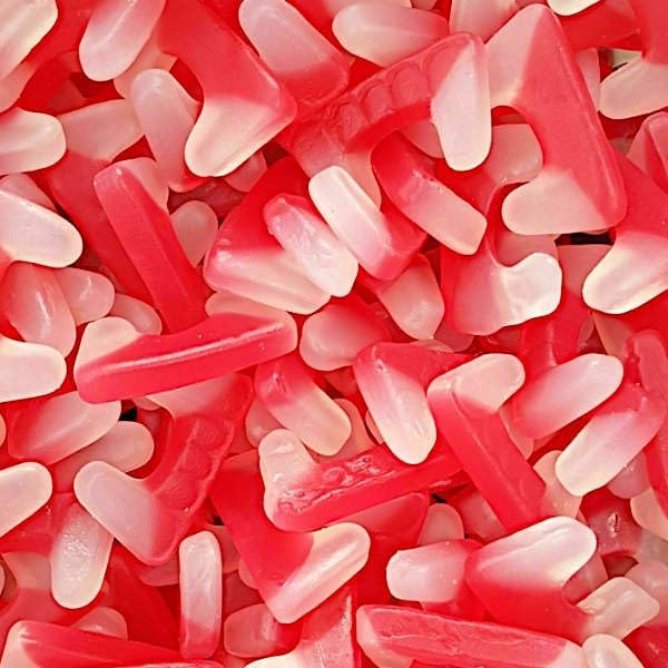Dracula Teeth Sweets - Vampire Teeth Sweets - 500 Gram Bulk Bag - 500g - Assorted Sweet Pick and Mix for Parties, Gifts, and Sharing.