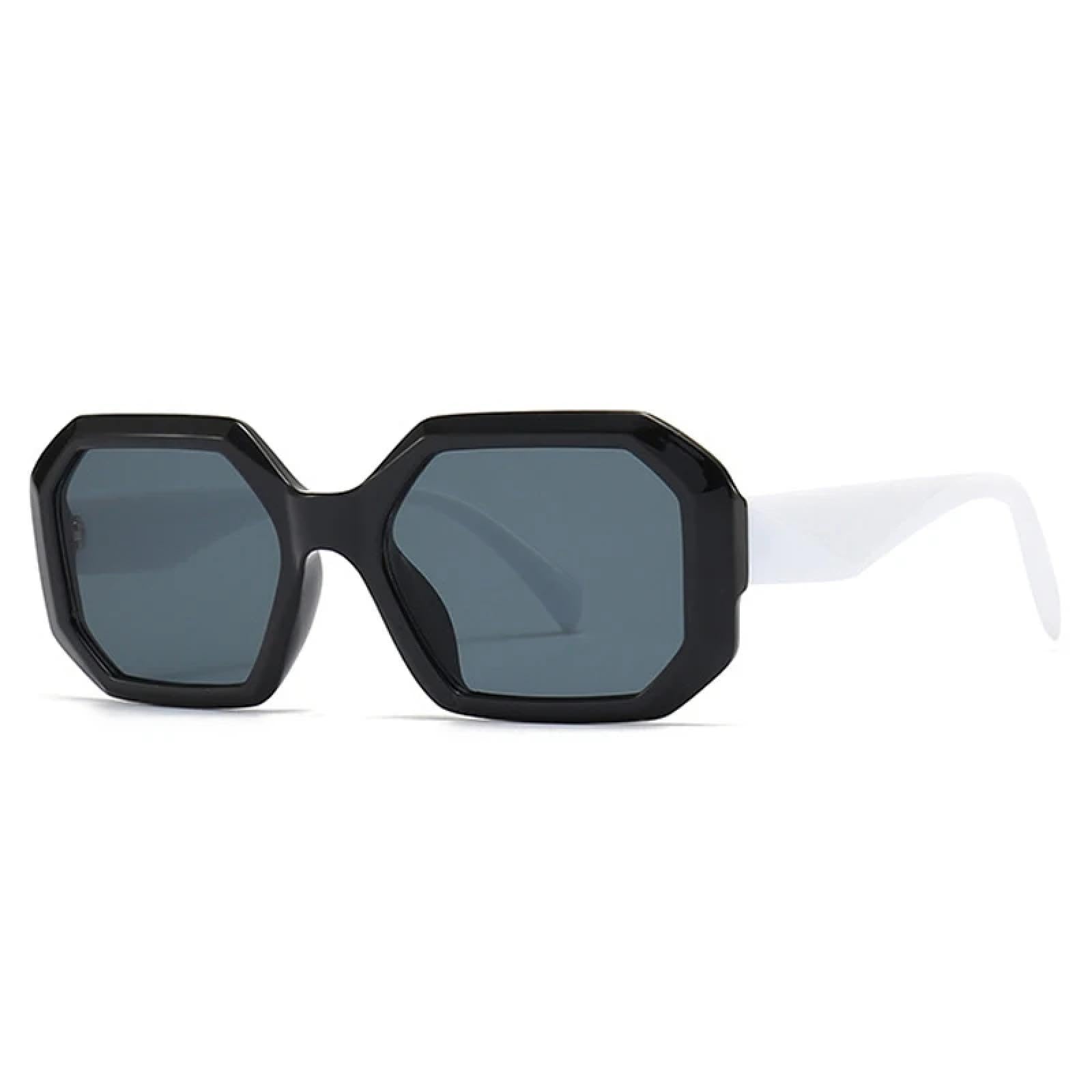 Lunettes de soleil Polygon géométriques rétro à verres dégradés mixtes