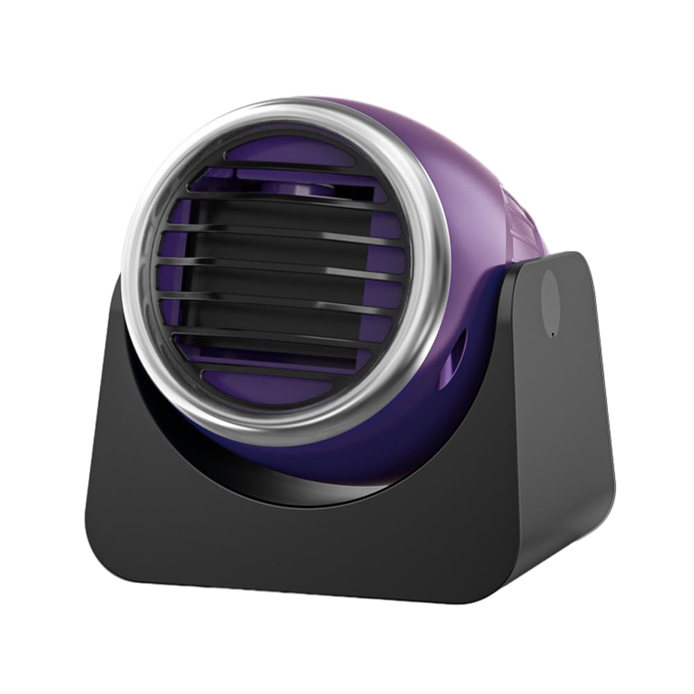 Riloer Auto-Enteiserhitzer, 12 V, 140 W, 10 A, automatischer Scheibenentfroster, tragbarer Auto-Heizlüfter, Violett