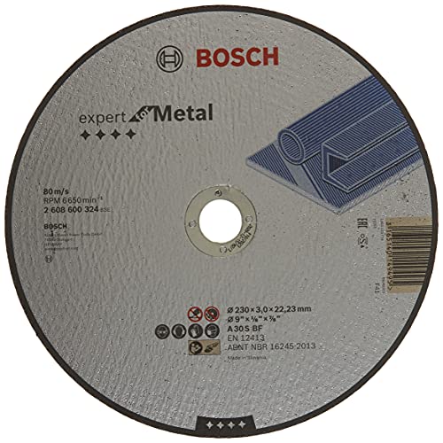 Bosch 2608600324 - Disco Abrasivo De Corte Recto Expert Metal: 230X3Mm
