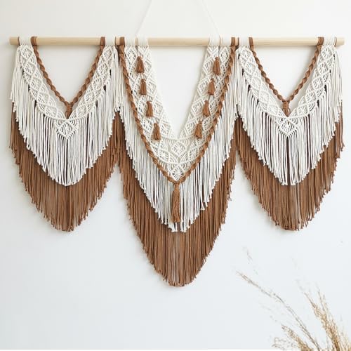 large macrame wall hanging - Boho Tapestry Macrame Wall Decor Art...