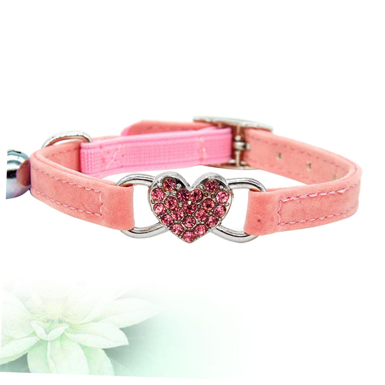 Beavorty Lot De 2 Colliers Élégants pour Chat avec Strass Et Clochette Réglables pour Chats Et Chatons