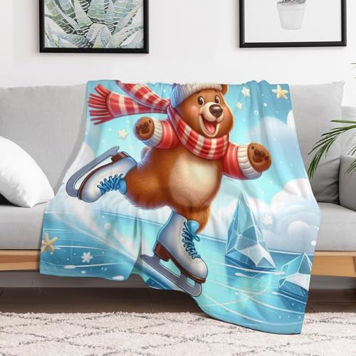 Couverture super douce et moelleuse ours pour vos soirées - 3