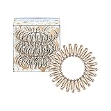 No se retuerce. Tangle Teezer Invisibobble Original Banda Invisible para el Cabello, Tono Time to Shine