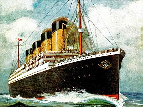 Rompecabezas de 70 piezas para Vintage Ocean Rms Titanic Liner Draw Interesante y Cálido Arte Adulto Rompecabezas Inteligente Educativo