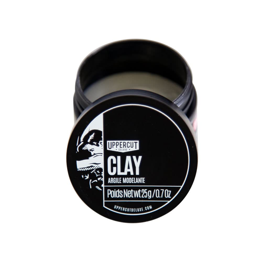 Uppercut Deluxe Clay Midi, Professional Water Based Product for a Natural Looking Finish, Srong Hold and Low Shine 25g