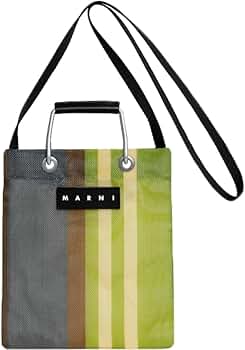 Amazon | [Marni] マルニ ストライプミニショルダーバッグ