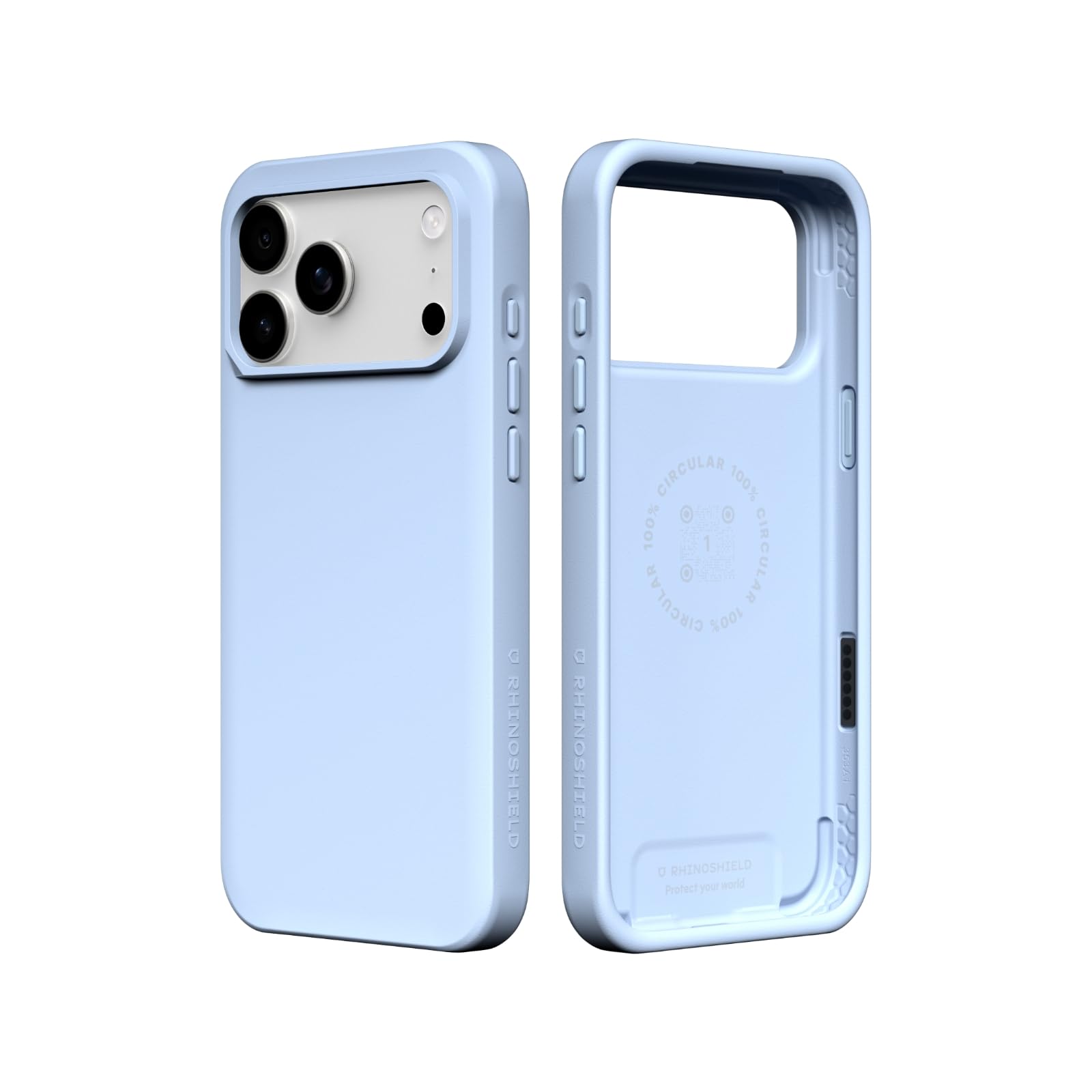 Coque fine minimaliste iPhone 17 Pro Max RhinoShield SolidX premium bleu - 7