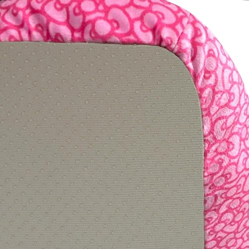 Hello Kitty and Friends Pink Bolster Pet Bed with Printed Design and Machine Washable Removable Insert - Size Medium - Ultrasoft for Dogs and Cats