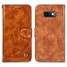 Produktbild LUSHENG Galaxy S10e Hülle, Premium Leder Standfunktion Kartenfach Magnetverschluss Leder Brieftasche Handy Etui für Samsung Galaxy S10e Gelb