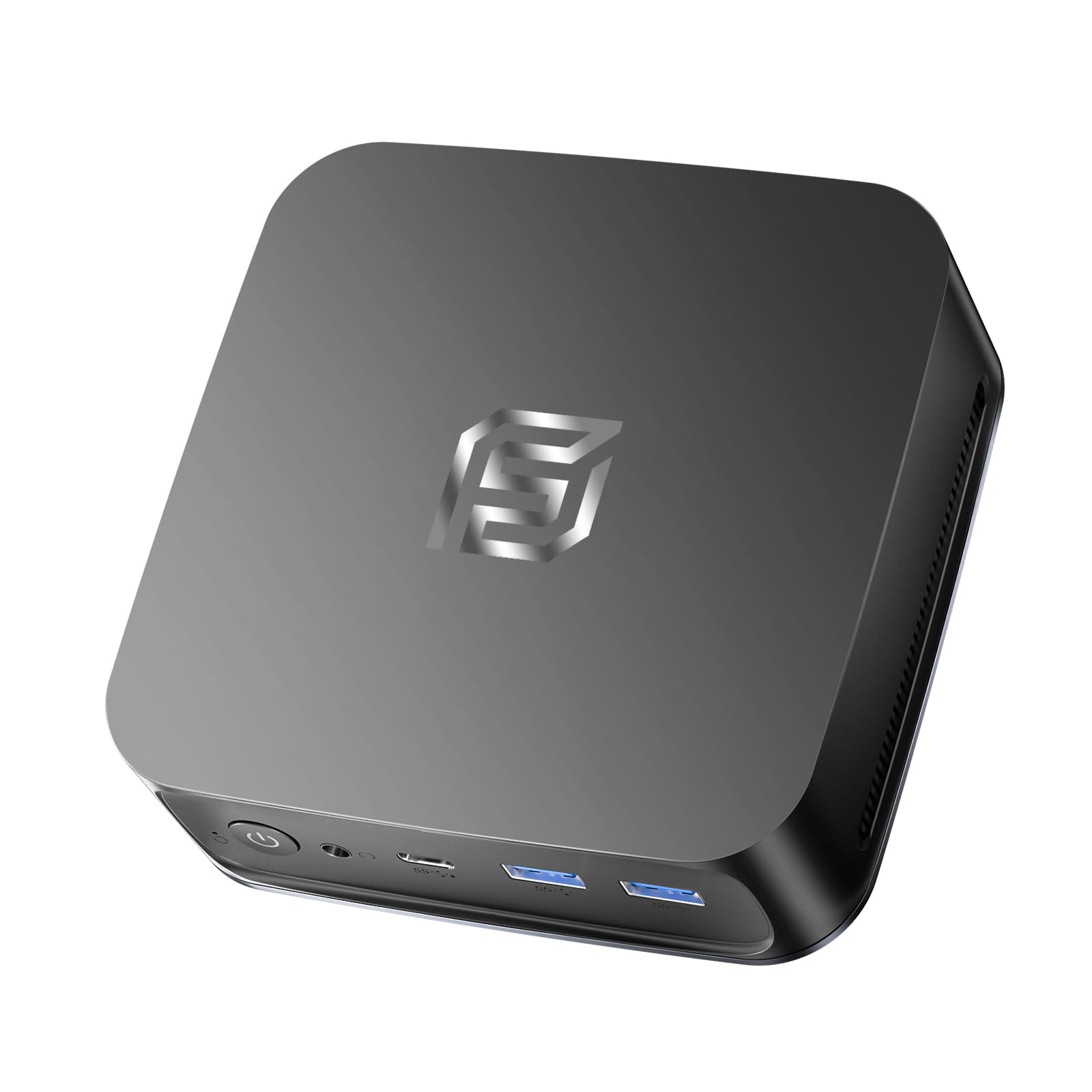 FUNYET Mini PC Win 11 Pro Laptop, Alder Lake-N95 (hasta 3.4Ghz, 15W) 16GB DDR4 RAM 512GB SSD, Computer Desktop 4K, DP+HDMI/WiFi/BT5.0/RJ45/USB3.2 Naptop, Nero