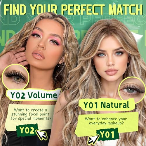 Image of KEYYOU Lash Clusters Kit Thick Lash Extension Kit Volume for Dramatic Glam