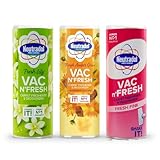 Neutradol Vac n Fresh Mixed Carpet Freshener (3pk) | Shake and Vac Carpet Cleaner Powder Variety Pack