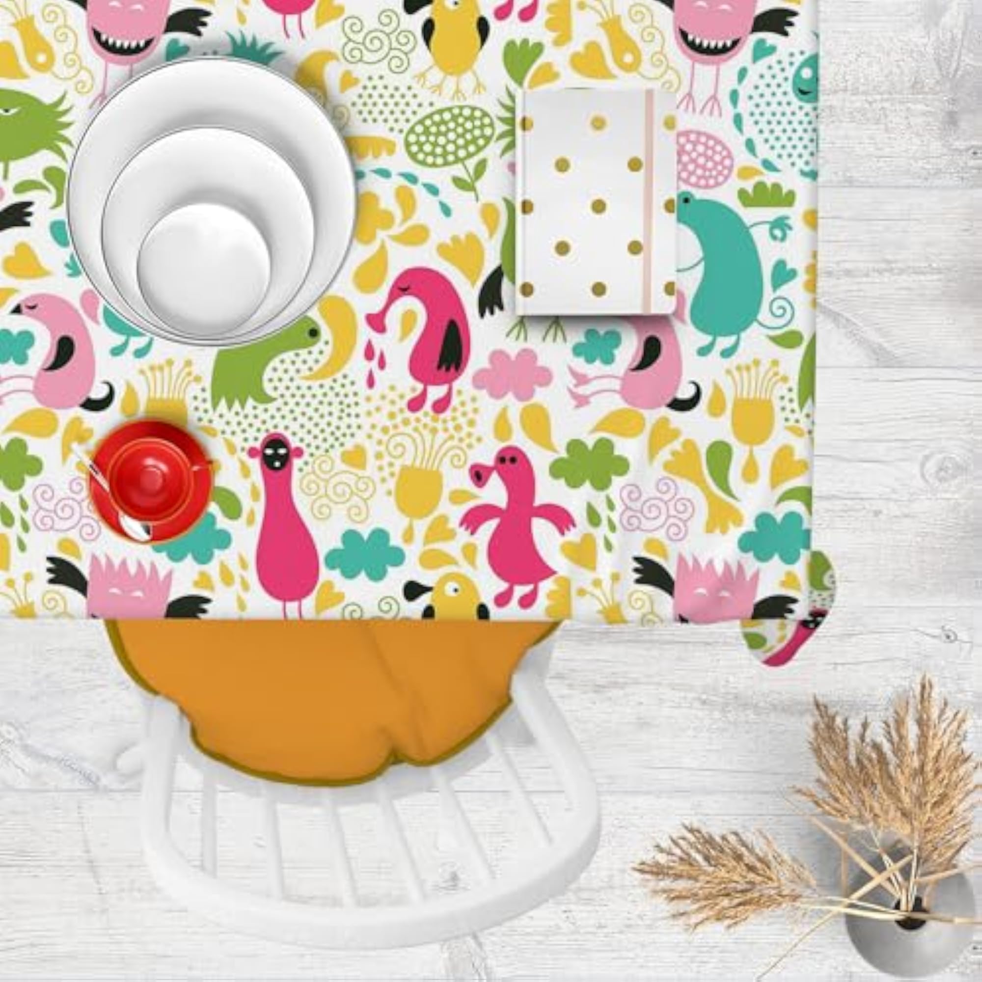 Monsters Table Cloth Cover for Dining & Center Table
