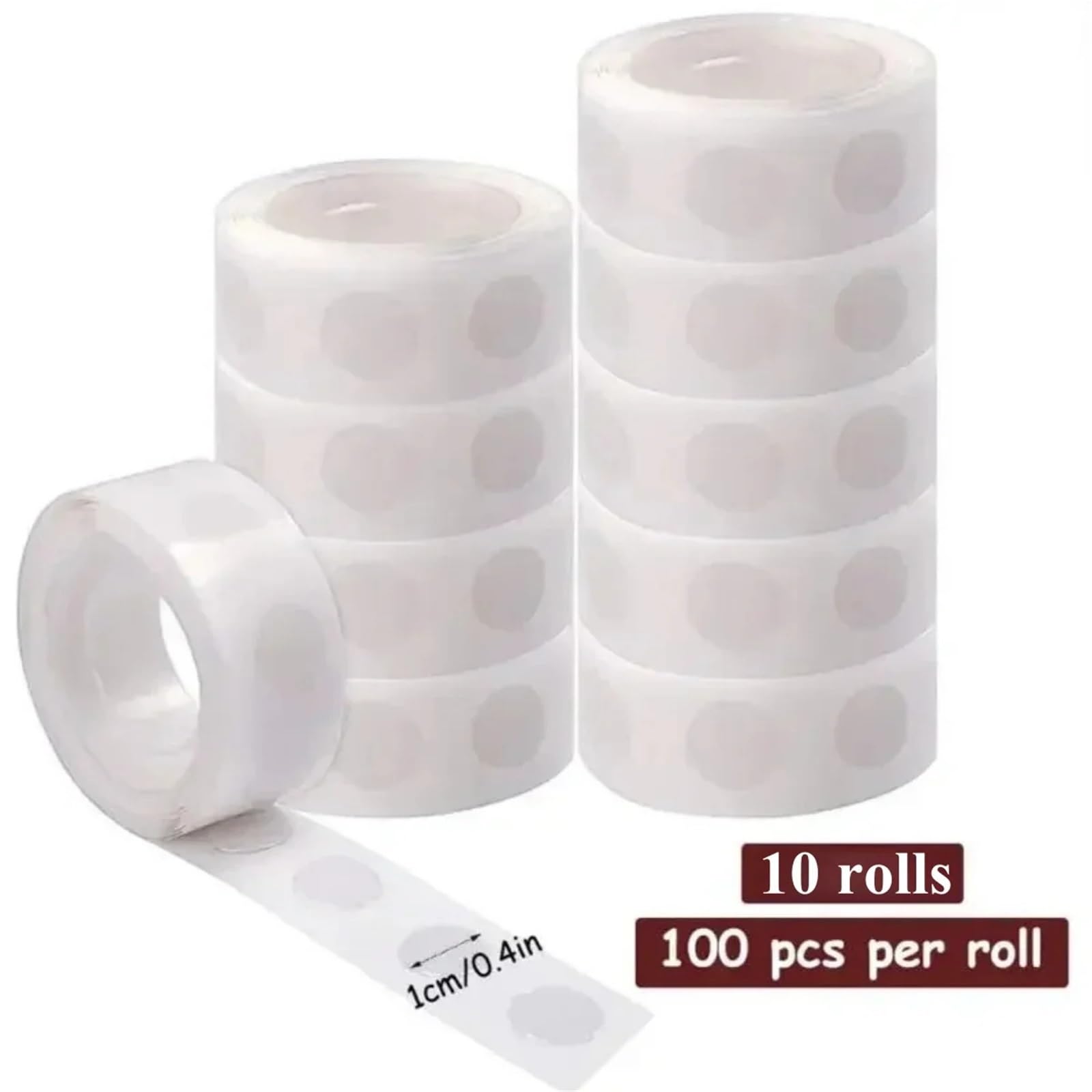 Doppelseitige Klebepunkte, transparent, abnehmbarer Ballon-Klebeband, for DIY-Handwerk, Hochzeit, Geburtstag, Party-Dekoration