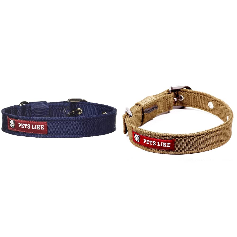 Pets Like Poly Collar, Navy Blue (25mm) & Collar, Army Green (25 mm) (B092C8DTFL) Amazon Price History, Amazon Price Tracker