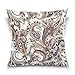 HMZXZ Kissenbezug 50x50cm ethnisch Paisley Drucken Dekorative quadratische Kissenbezüge Kissenhüller für Couch Sofa Schlafzimmer Wohnzimmer
