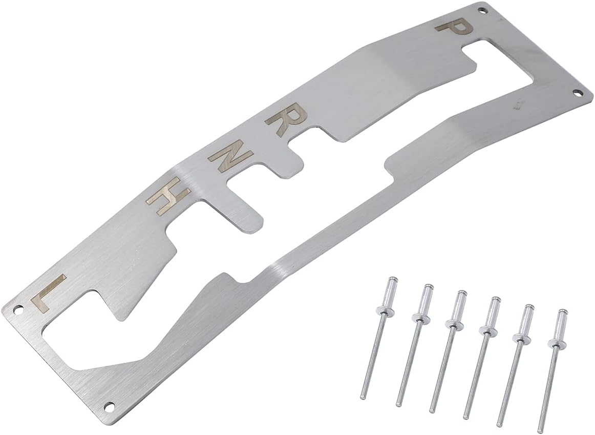 Can Am Maverick X3 Stainless Shift Shifter Gate with Gear Letters