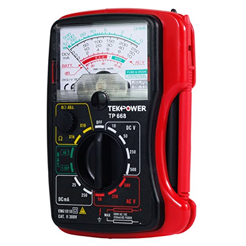 Tekpower Tp668 Palm-Size 13-Range Analog Multimeter With 1.5V And 9V Battery Tester #TOP1