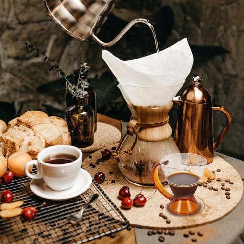 Cafetera de vidrio retro transparente para servir café en el hogar 5