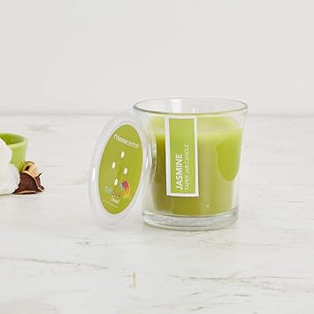 Home Centre Colour Connect Jasmine Tapered Jar Candle (Green), Standard