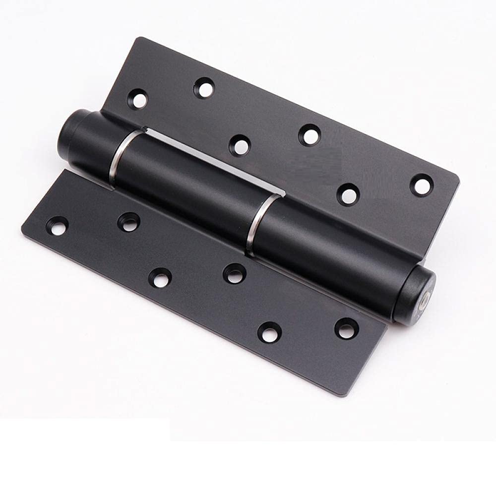 2 Stücke 6 Zoll Unsichtbares Türscharnier Hydraulisches Soft-Close-Federscharnier for Schrankbar Thekentür Schwarz(Black)