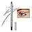 evpct 1Pcs Silver Color Gel Glitter Eyeliner Pencils Set for Women Waterline Waterproof Smudge Proof lapiz de ojos delineador de ojos contra el agua Eye Liner Makeup,05 Silver