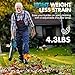 Leaf Blower Cordless - 2025 Update 150000RPM & 3 Speed Levels Electric Leaf Blower with 2 x 4.0Ah Battery and Charger, Extension Tube Blower for Lawn Care, Yard, Garage, Blowing Leaves, Dust or Snow