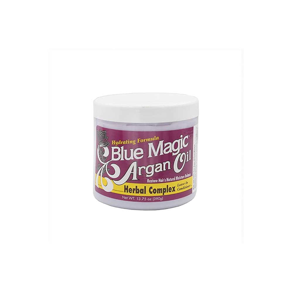 Amazon.com : Blue Magic Argan Oil Herbal Complex Leave- In Conditioner  13.75 oz : Beauty & Personal Care