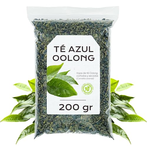 Te Oolong 200 g - Te Azul Chino Semioxidado - Antioxidante y Digestivo - Te a Granel - Infusion Natural Aromatica (200 gr, Té Azul Oolong) Te Oolong 200 g - Te Azul Chino Semioxidado - Antioxidante y Digestivo - Te a Granel - Infusion Natural Aromatica (200 gr, Té Azul Oolong)