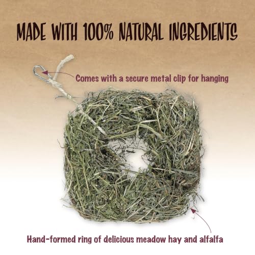 Rosewood Naturals Aro de Alfalfa para Animales Pequeños miniatura 2