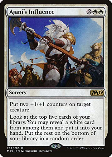 Magic: The Gathering - Ajani's Influence - Planeswalker Deck Exclusive - Core Set 2019