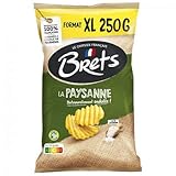 BRET'S – Chips Nature Paysannes mit Guérandesalz, 250 g – vier Artikel