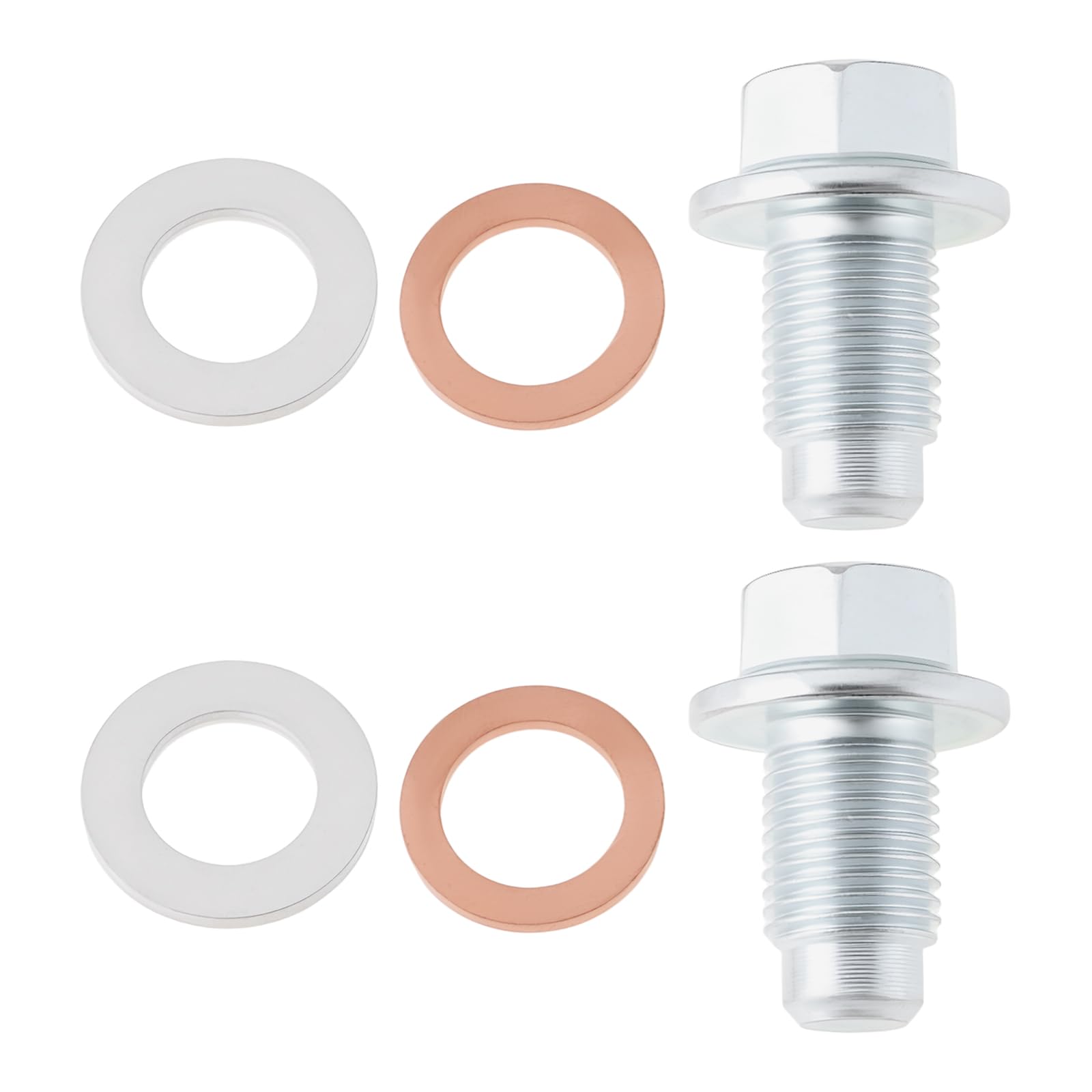 2x Bullone Per Tappo Di Scarico Dell'olio Per Auto M12x1,25 90341-12032 Compatibile Con Citroen C1 Compatibile Con Peugeot 107/108 6822.ER