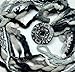 Handmade Infinity Yarn Multi Strand Cowl Rope Scarf with Button accent, Blacks, Grays and Cream Colors -LRW DESIGNS