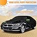 Waterproof Car Cover Replace for BMW 7 Series 2010-2025, 210T All Weather Black Car Covers with Inner Cotton for Dust Snow Rain Hail Protection(728i 730i 740i 750i 730li 740li 750li 760li)